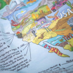 Serviette de voyage «bucketlist» – Image 2