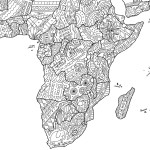 Carte du monde à colorier – Image 2