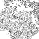 Carte du monde à colorier – Image 11