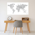Carte du monde à colorier – Image 4