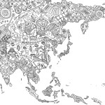 Carte du monde à colorier – Image 5