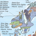 Fishing map