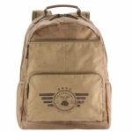 Vintage aviator Backpack XL  kaki / camel - Image 4