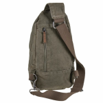 Vintage aviator crossbody bag camel / khaki - Image 4