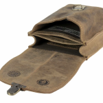 Vintage outdoor beltbag leather Stag - Image 3