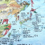 surfing spots travel towel - Image 5